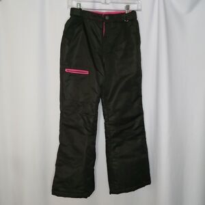 Swiss Tech Insulated Ski Snow Pants Pockets Adjustable Waist Girls sz Large